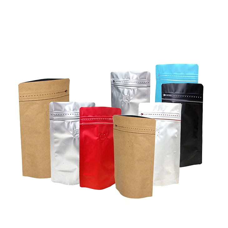 Colorful 8-side sealed food bag